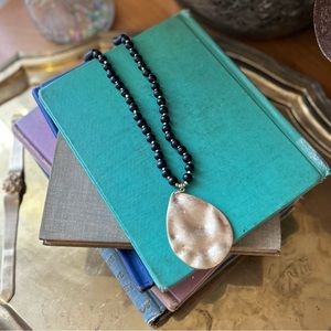 Hammered Metal Necklace